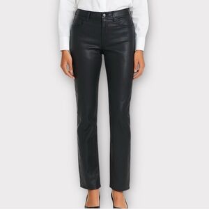 Lafayette 148 New York Women’s Pants Jeans Size 6 Straight Leg Coated Waxy NWT